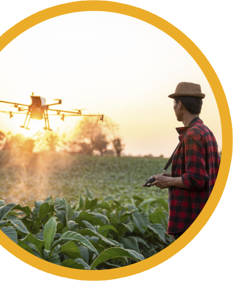Revoluciona tu agricultura con el uso de drones en tus campos