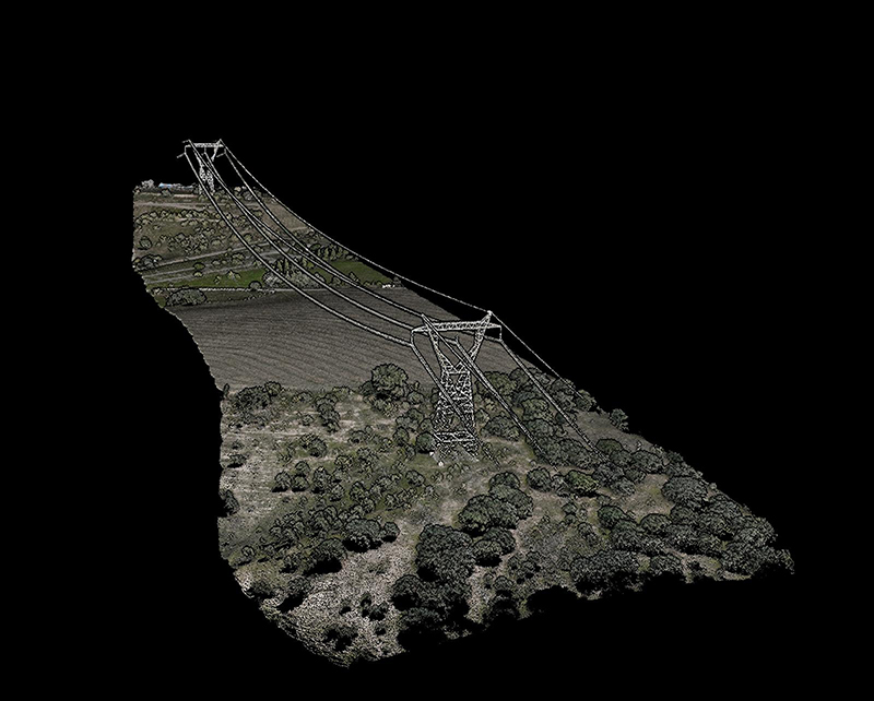 LiDAR 100x100 DRONES LÍNEAS ELÉCTRICAS